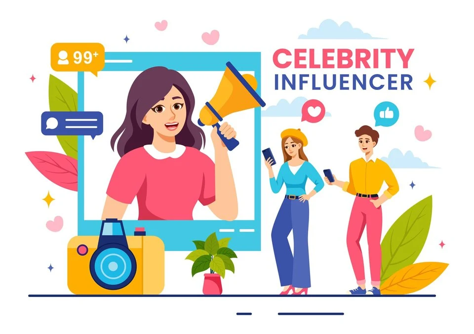 celebrity-influencer-vector