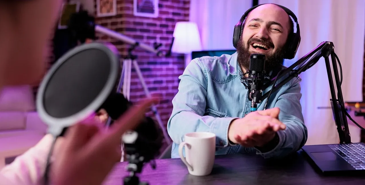 influencer on podcast